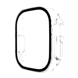 eSTUFF Protector de Pantalla Titan Shield Cuerpo Completo Anti-Bacteriano 360° para Apple Watch Series 9/8/7 45mm Transparente