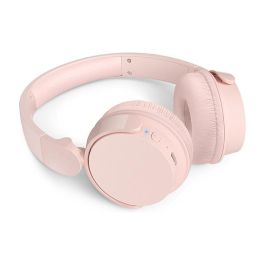 Philips Auriculares Inalámbricos TAH4209PK/00 Bluetooth Rosas con Micrófono y 55 Horas de Batería