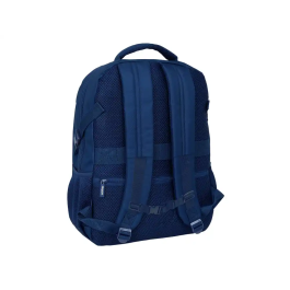 Safta Mochila Cross Doble Kappa Marino 460x340x150 mm