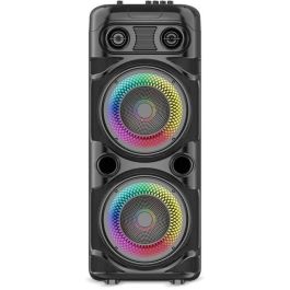 Altavoz Karaoke iluminado - INOVALLEY - KA123-XXL - Bluetooth V5.0 - 75 cm - 900 W - Negro