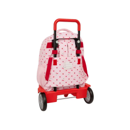 Safta Mochila Escolar Grande con Ruedas Compact Evolution Extraible Glowlab Frutitas 450x330x220 mm