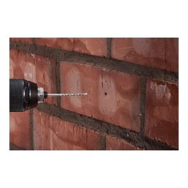 Wolfcraft Juego de Brocas Especial para Hormigón 9 Piezas 7109000 - Ø3, 4, 5, 6, 8, 10 mm