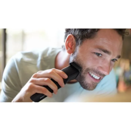 Philips BT3234/15 Barbero Series 3000 Cortapelos de Barba 0.5 mm a 1 cm, 20 Ajustes de Longitud, 60 Minutos de Autonomía, Negro