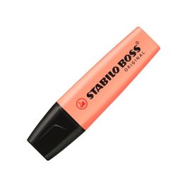 Rotulador Stabilo Boss Fluorescente 70 Pastel Naranja Palido 10 unidades