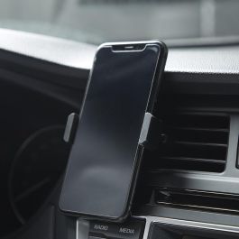 Rawlink Soporte Smartphone para Coche Giratorio 180° Extensible de 5.5cm a 8.7cm Negro ABS TPR Polipropileno 67x24mm