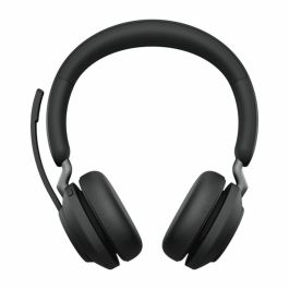 Jabra Evolve2 65 Stereo MS + Ladestation + Link 380 USB-C Auriculares Inalámbricos Negro Certificación MS Teams