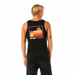 Camiseta de Tirantes Hombre Rip Curl Casual Revival Peaking Tank Negro