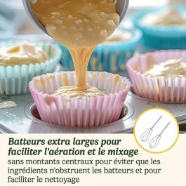 Cuisinart HM7U/E Batidora Eléctrica Power Advantage 7 Velocidades 200W Blanco