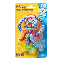 Nuby Anillo de Dentición Llaves de Refrigeración 4m+ Multicolor
