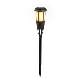 Lumineo Estaca solar efecto mimbre color negro con 12 leds - 61x10cm Precio: 6.89000015. SKU: S7911087