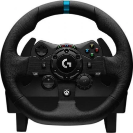 Logitech Volante y Pedales G923 con TrueForce para Simulación de Carreras Avanzada