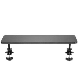 Ewent EW1546 Soporte Elevador de Monitor para Escritorio con Abrazadera, hasta 34" (86,4 cm), 20 kg, 65x26 cm, Negro