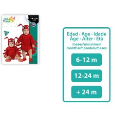 Disfraz Cangrejo Rojo con Ojos y Antenas