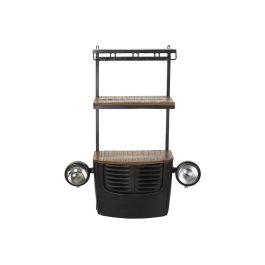 Botellero Vintage DKD Home Decor Gris Oscuro 30 x 104 x 83 cm Botellero Vintage DKD Home Decor Gris Oscuro 30 x 104 x 83 cm