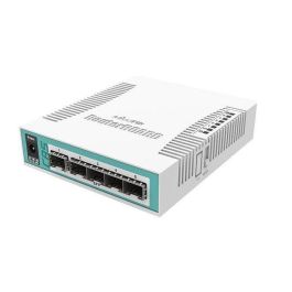 MikroTik 5 x SFP, 400 MHz, 128 MB, 11W, PoE in, White MikroTik 5 x SFP, 400 MHz, 128 MB, 11W, PoE in, White