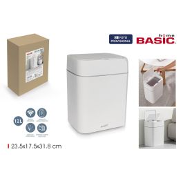 Inde Papelera Sensor Plástico Basic Home 12L (23.5 x 17.5 x 31.8 cm) (6 Unidades) Precio: 65.88999945. SKU: B16GQ4EKWE
