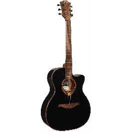 LAG Guitarra Acústica Auditorium Cutaway Tramontane 118 A/E Electroacústica Negra