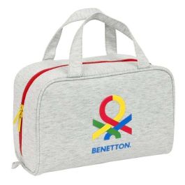 Neceser Escolar Benetton Pop Gris 31 x 14 x 19 cm Neceser Escolar Benetton Pop Gris 31 x 14 x 19 cm