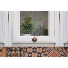 Rei Pomo Redondo para Mueble 4 Unidades Zamak Acabado Cuero Viejo Ø35mm Mod. 3110