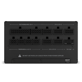 NZXT C850 Gold unidad de fuente de alimentación 850 W 24-pin ATX ATX Negro NZXT C850 Gold unidad de fuente de alimentación 850 W 24-pin ATX ATX Negro