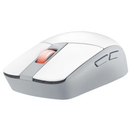 ASUS ROG Strix Impact III Wireless Ratón Gaming Ambidextro RF Wireless + Bluetooth Óptico 36000 DPI Blanco 90MP03D0-BMUA10