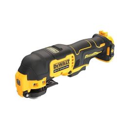 DeWALT Multiherramienta Oscilante 12V a Batería DCS353NT-XJ, Sin Escobillas, 840g, Negro/Amarillo, con Disco de Lija y Adaptador