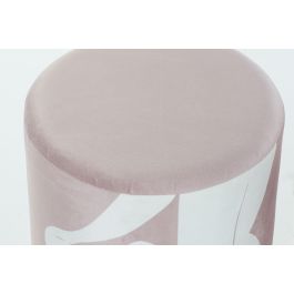 DKD Home Decor Reposapies Scandi Poliester Colección Balance Life Rosa Palo Blanco Dorado 30x38x30 cm (2 Unidades) Altura Asiento 38 cm Precio: 36.68478. SKU: S3031885