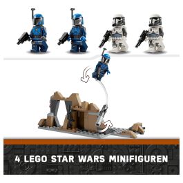 Lego Star Wars 75373 Pack Emboscada En Mandalore, Juguete Construible Para Niños +6 Años Con Minifiguras