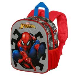 Karactermania Mochila 3D Elite Spiderman Symbol 26 x11 x31 cm Polyester EVA Gris