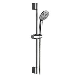 Edm Barra de ducha con flexo y mango serie Altea, soporte orientable y deslizante, color cromado, 6,16x68cm Precio: 16.50000044. SKU: S7903841