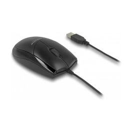 DeLOCK Ratón de escritorio USB óptico silencioso - Ambidiestro, 1200 DPI, negro, 1.5 m de cable, plug and play Precio: 38.69000047. SKU: B1GSA6LGXM