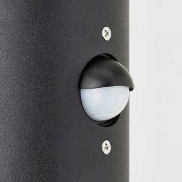 Brilliant BRI4004353405693 Aplique Exterior con Detector de Movimiento 2x E27 Depoli Negro 20W - Bombilla no Incluida