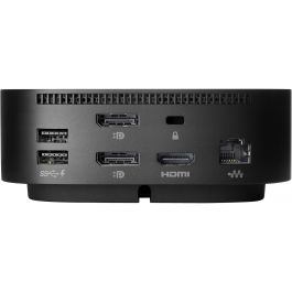 HP Dock USB-C G5 100W Negro Alámbrico con 4 Puertos USB 3.2 Gen 1, HDMI 2.0 y DisplayPort para Windows y Mac