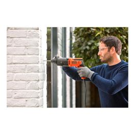 Black+Decker Martillo SDS-Plus BEHS01K-QS 650W 3 Modos Portabrocas SDS Plus, Velocidad Variable, Incluye Maletín y Accesorios