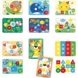 Puzzle baby shapes. aprende las formas y los colores encajando.goula