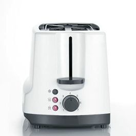 Severin AT2234 Tostadora de 4 rebanadas, 2 ranuras largas, 1400W, para tostar, descongelar y recalentar, soporte de repostería, autocentrante
