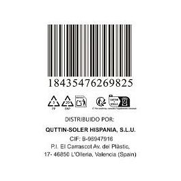 Quttin Cuchillo Verduras Sybarite 14 cm (8 Unidades)