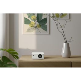Optoma ML1080 Proyector Láser DLP Full HD 1080p, Ultraportátil, 1200 Lúmenes, Triple Láser RGB, Sostenible, USB-C, 30.000 Horas Vida Útil