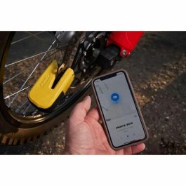 Abus 8078 Detecto Candado de Disco con Alarma Amarillo