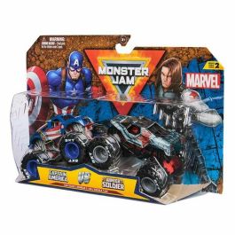 Spin Master SPI1728686262276 Pack de 2 Vehículos de Fundición a Presión 1:64 - Marvel Monster Jam - Juguete para Niños de 3 Años+