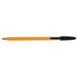 Bic Bolígrafo Naranja Original Fine Negro Caja 20 Ud