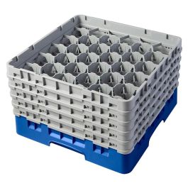 CAMBRO - 30S958-168 - Cesta de lavado 30 comp. 5 alturas - 7,84 cm Ø máx. - alt. máx. 25,8 cm - 50 x 50 x 30,8 cm - Azul Precio: 113.69000038. SKU: B1BSDX9SMQ