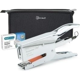 Grapadora Tenaza Rapesco Porpoise One (45H) (Incluye 1000 Grapas 24/8Mm) Cromada Con Bolsa Precio: 25.4999998. SKU: B1JC9GX2TC