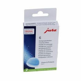Jura 24225 Descalcificador para Cafetera 6 Pastillas de Limpieza