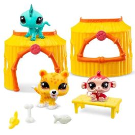 Set figura littlest pet shop tiki jungle. 17,8x20,3x6,35 cm