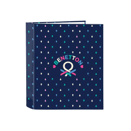 Safta Carpeta de Cartón Folio 4 Anillas 40 mm Lomo Ancho Benetton Drop Precio: 13.50000025. SKU: B1JSKM7HCQ
