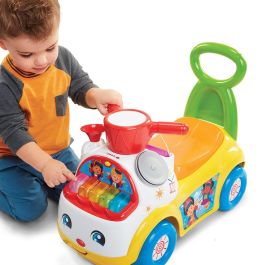 Fisher-Price Correpasillos Musical Amarillo 399884 con Teclado Iluminado y Sonidos
