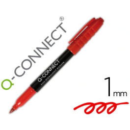 Q-connect Rotulador Permanente para CD/DVD Punta Fibra Redonda 1 mm Color Rojo Precio: 6.50000021. SKU: B1BXFW3N3E