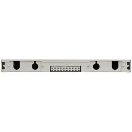 Lanberg FOP1-24SS-LDS Panel de parcheo de fibra óptica 1U de 24 puertos de acero gris para montaje en rack