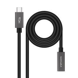 NANOCABLE Cable Prolongador USB-C 3.2 Gen2x2 20Gbps 3A, 4K/60Hz, USB-C/M-USB-C/H, Negro, 1 m Precio: 5.50000055. SKU: B1EBB2LRCB